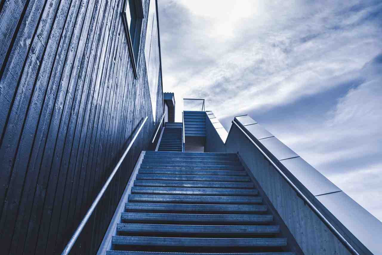 escalier, escaliers, activités de plein air